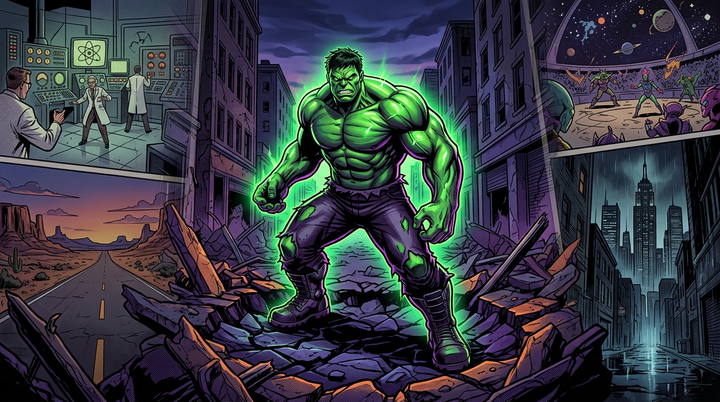 Thumbnail for How the Hulk Smashed His Way Through Every Marvel Era&mdash;and Changed the Universe Forever