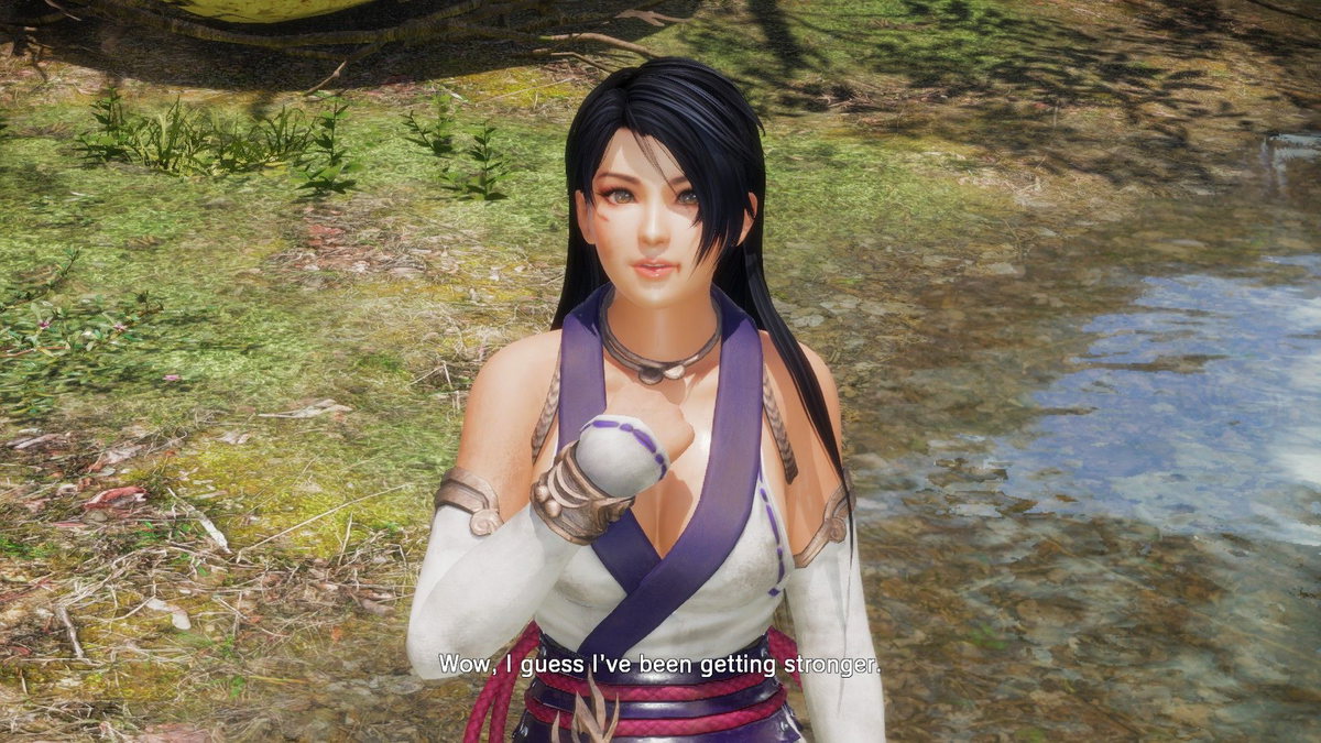 Dead or Alive 6 Last Round fighter posing after a cinematic combat sequence